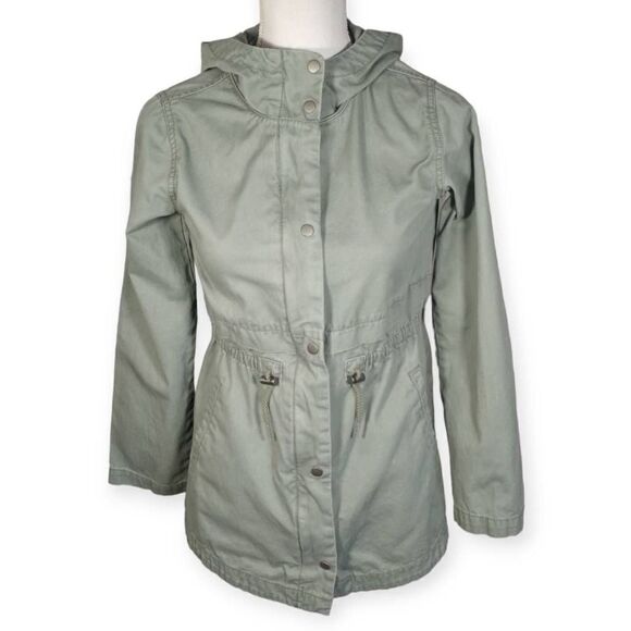 OLD NAVY ARMY GREEN UTILITY JACKET SZ.S/M EUC - Picture 1 of 5
